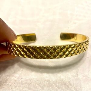 Uncommon James adjustable gold cuff.  Never worn